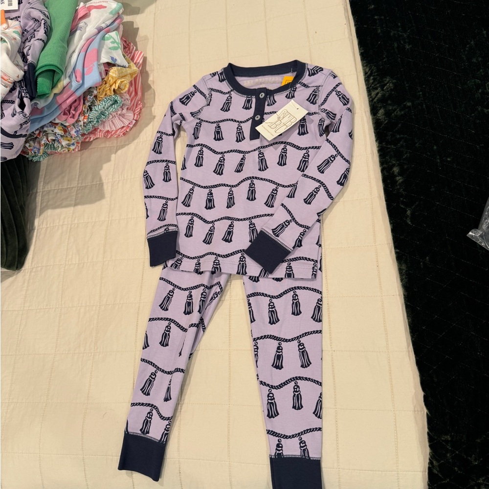 TBBC tassel sweet dreams pajama set size 2T NWT